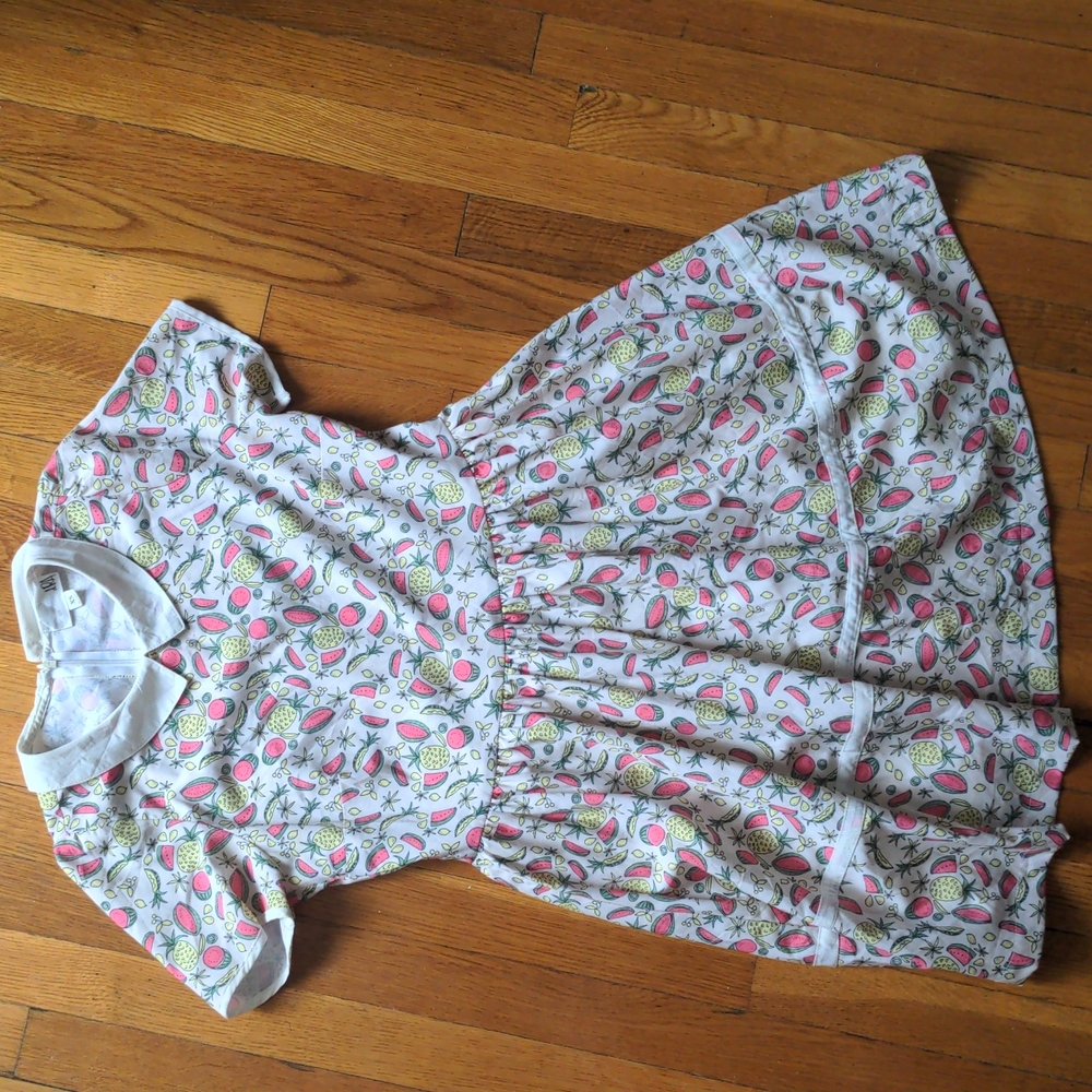 ASOS d.RA fruit watermelon lemon peter pan collar XS dress